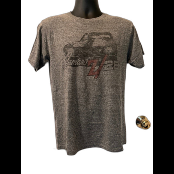Official Licensed GM Camaro Z28 Short Sleeve TShirt Car Adult M Grey Muscle Car - Picture 1 of 6